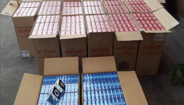 U Trnovu zaplijenjeno više do 22.000 paklica cigareta