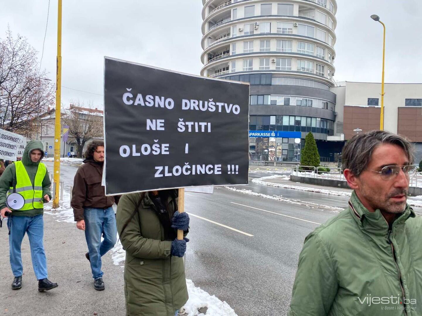 U Tuzli protesti građana zbog sve većih sigurnosnih problema