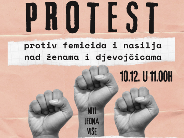 U utorak protesti širom BiH protiv femicida i nasilja nad ženama