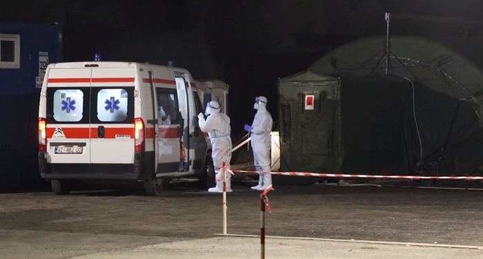 U Varaždinu pacijente smjestili u šator, prvi takav slučaj u Hrvatskoj