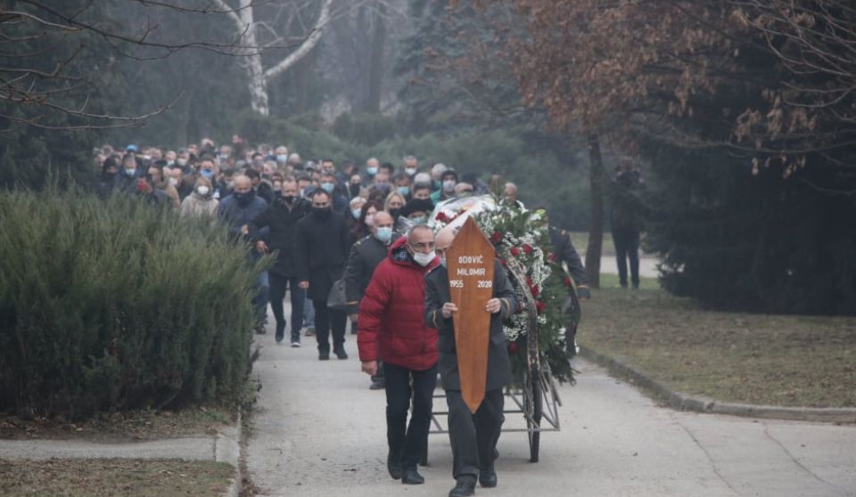 U Visokom obavljen ukop i ispraćaj Milomira Odovića