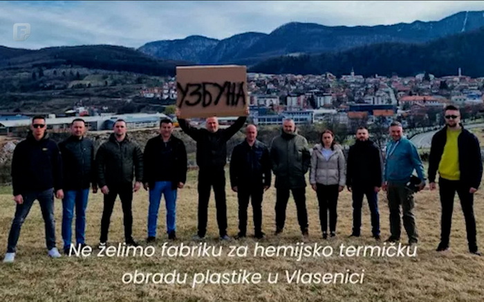 U Vlasenici skup protiv fabrike načelnika Kraljevića
