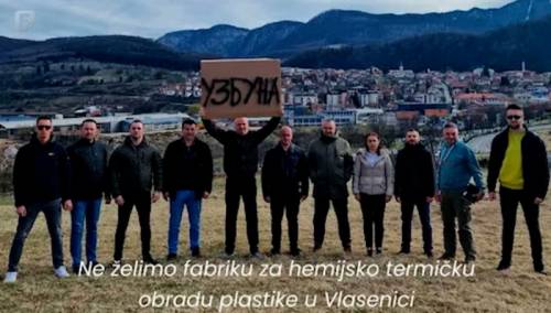 U Vlasenici skup protiv fabrike načelnika Kraljevića