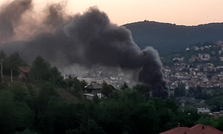 U Vogošći se zapalila pekara 'MBA'