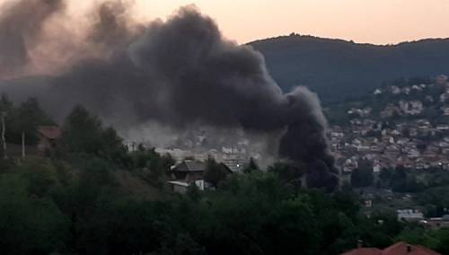 U Vogošći se zapalila pekara 'MBA'