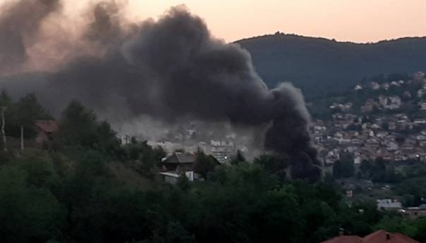 U Vogošći se zapalila pekara 'MBA'