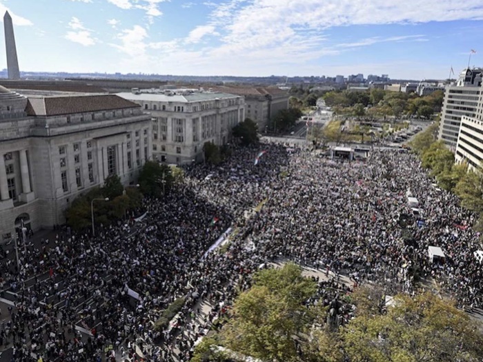 U Washingtonu 100.000 ljudi u jednom od najvećih propalestinskih protesta