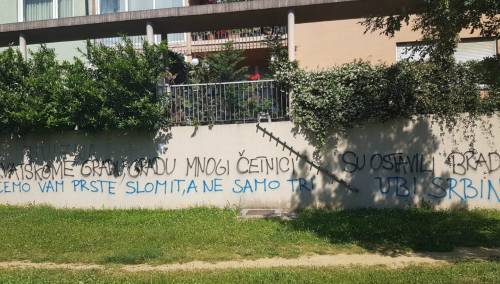U Zagrebu nove degutantne poruke upućene Srbima
