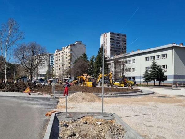 U završnoj fazi radovi na kružnom toku na Slatini u Tuzli