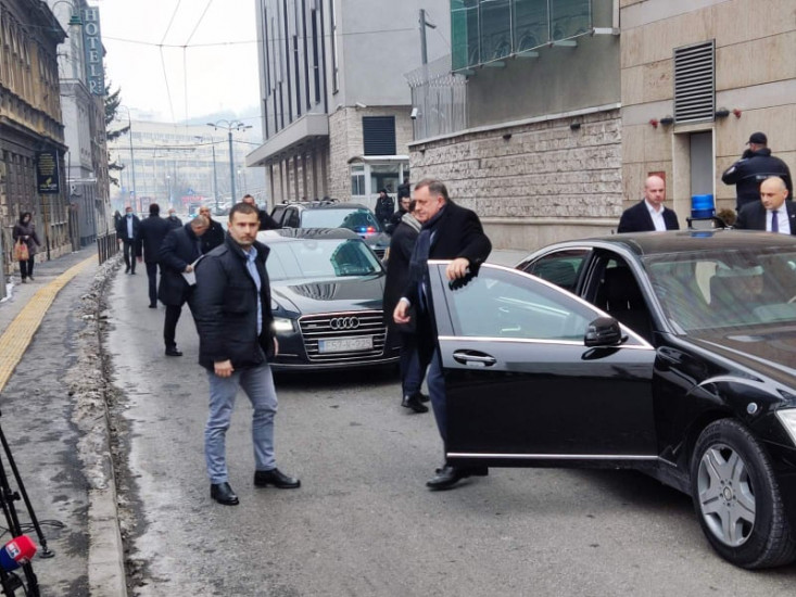U zgradu Delegacije EU stigao Milorad Dodik