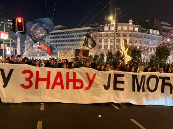 "U znanju je moć": Studenti i akademska zajednica u odbrani univerziteta