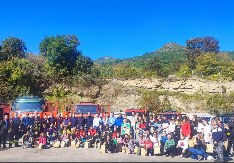 Učenici i zaposlenici osnovnih škola u Konjicu učili kako reagovati u slučaju požara