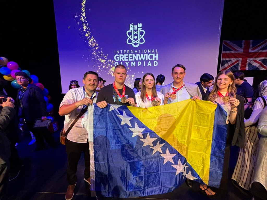 Učenici iz BiH na Međunarodnoj Greenwich olimpijadi osvojili šest medalja