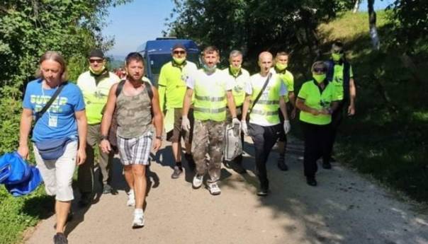 Učesnici iz Sarajeva priključili se na Crnom vrhu koloni 'Marša mira 2020'