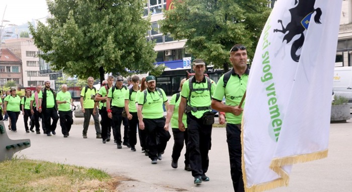 Učesnici Marša mira iz Sarajeva krenuli za Potočare