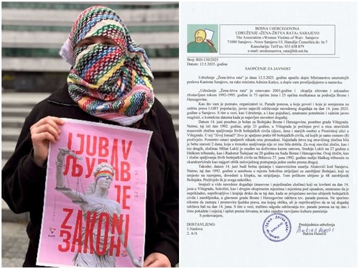 Udruženja žrtava traže odgodu Povorke ponosa: Taj datum je bolan za Bošnjake