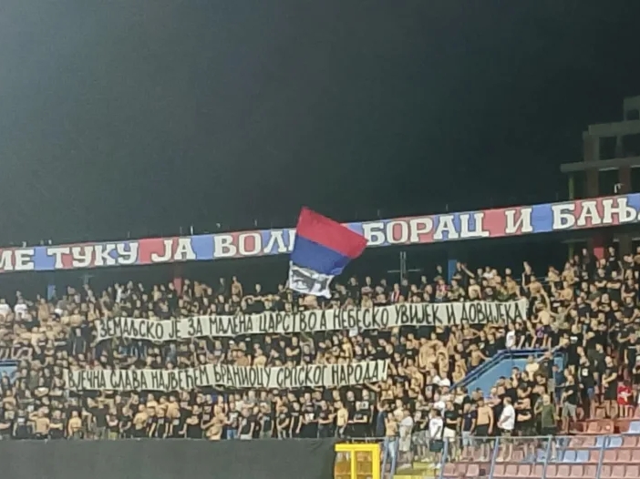 Udruženja žrtava traže od UEFA-e postupak protiv Borca zbog veličanja zločinca Mladića