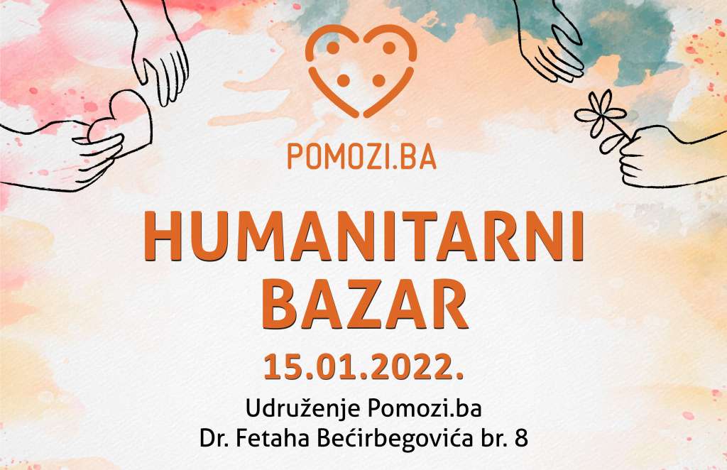 Udruženje Pomozi.ba sutra organizira Humanitarni bazar