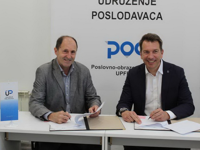 Udruženje poslodavaca FBiH i Slovensko udruženje privrednika u BiH potpisali Memorandum o saradnji