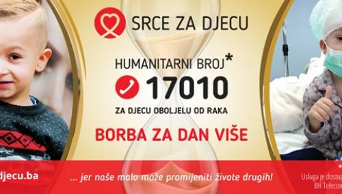 Udruženje 'Srce za djecu oboljelu od raka' pokreće kampanju 'Borba za dan više'