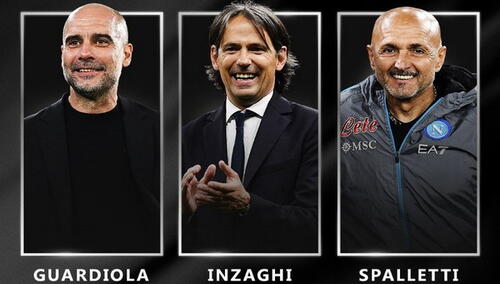 UEFA nagrada za najboljeg trenera godine: Guardiola, Inzaghi ili Spalletti