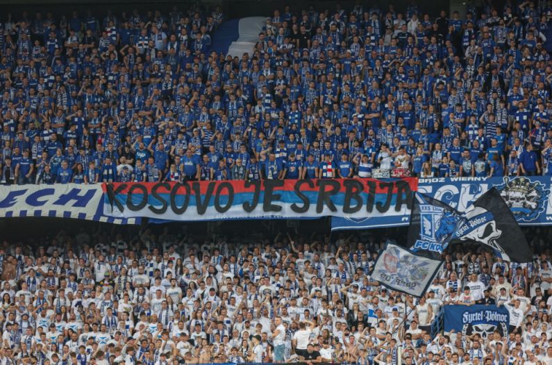 UEFA žestoko kažvanja zbog poruka "Kosovo je Srbija"