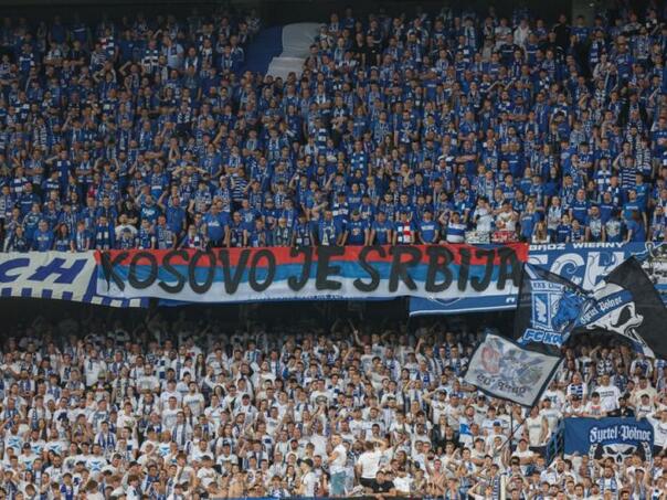 UEFA žestoko kažvanja zbog poruka "Kosovo je Srbija"