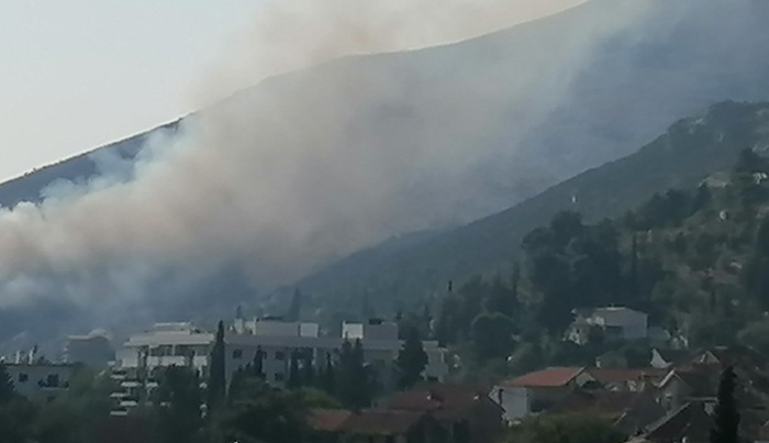 Ugašen požar u Trebinju, vatrogasci i dalje na terenu