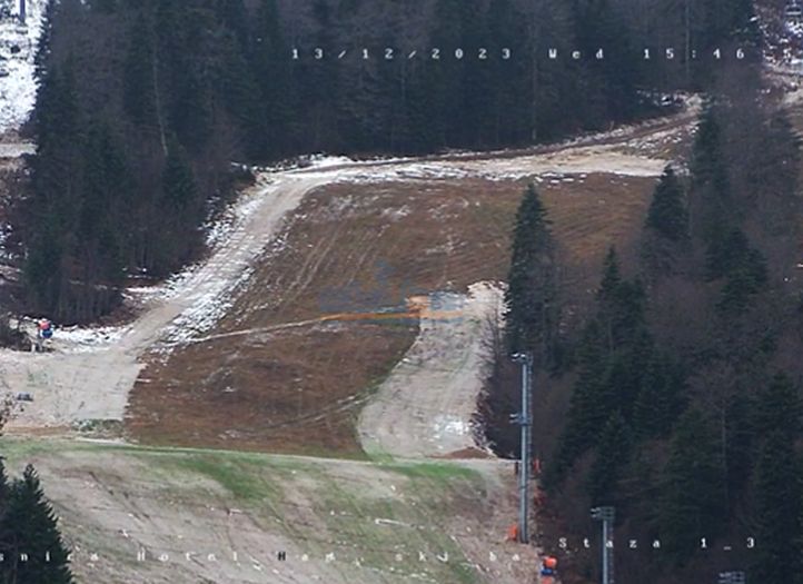 Ugrožena zimska sezona na Bjelašnici, zbog topljenja snijega nema skijanja