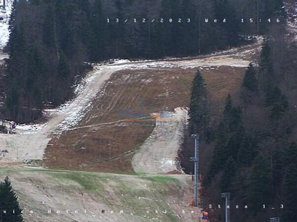 Ugrožena zimska sezona na Bjelašnici, zbog topljenja snijega nema skijanja