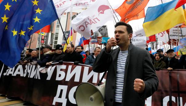 Uhapšen istaknuti ruski opozicioni političar Ilya Yashin