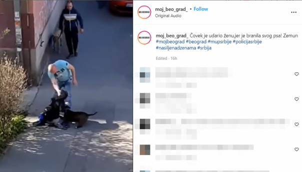 Zemun: Uhapšen muškarac osumnjičen da je pretukao ženu i njenog psa