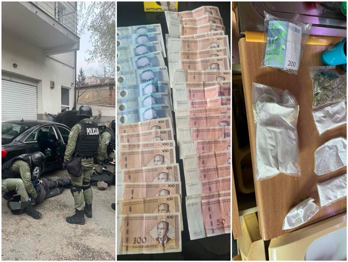 Foto: Uhapšeno 12 osoba, pronađen spid, heroin, ekstazi, oružje…