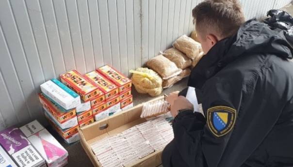 UIO BiH oduzela cigarete i duhan vrijednosti 97.500 KM
