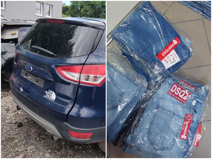 UIO u Tuzli oduzeo veću količinu markirane odjeće i auto