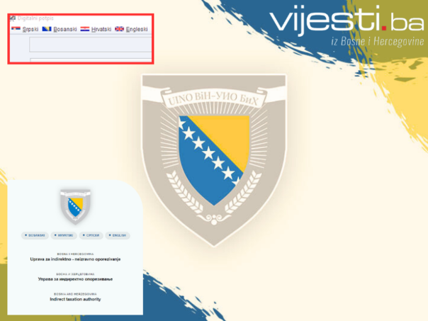 UIO: Zastave Srbije i Hrvatske, uz opciju izbora jezika, biće uklonjene