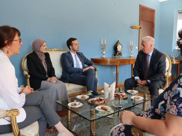 Uk i Hota-Muminović posjetili Bošnjački institut - Fondacija Adil Zulfikarpašić