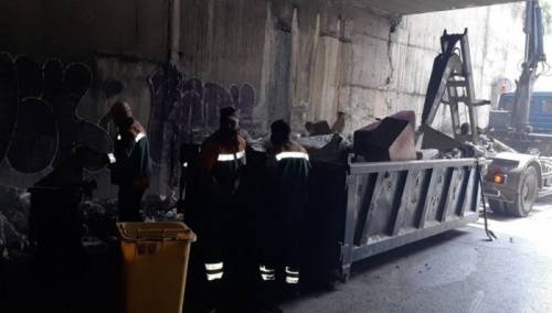 Uklonjena divlja deponija u tunelu u Ulici Hakije Kulenovića