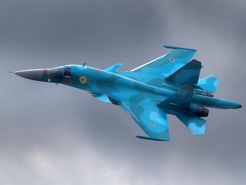 Ukrajina tvrdi da je uništila dva ruska borbena aviona Su-34