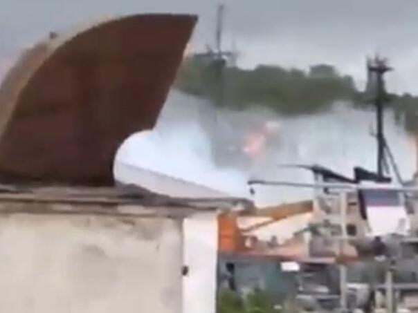 Ukrajinci uništili najstariji brod ruske vojske na Krimu