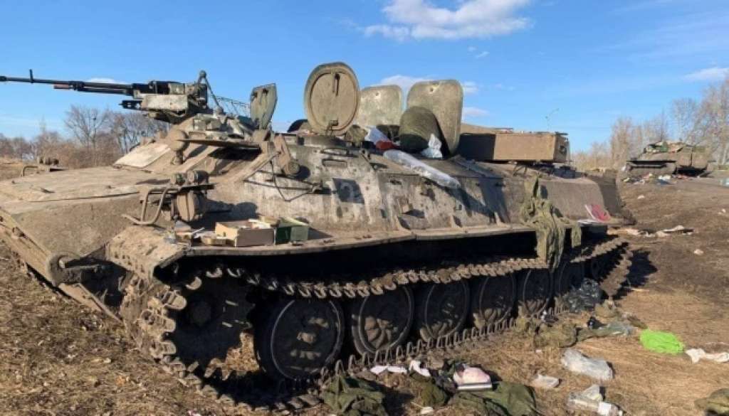 Ukrajinska vojska porazila kolonu ruskih okupatora