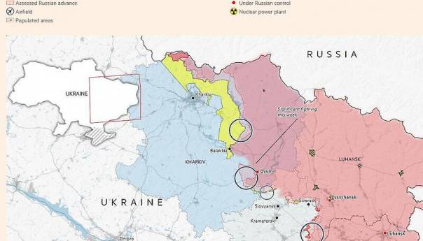 Ukrajinske snage povratile kontrolu u Balakliji u oblasti Harkova