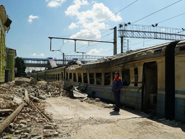 Ukrajinske vlasti: Rusija ciljano gađa našu željezničku infrastrukturu