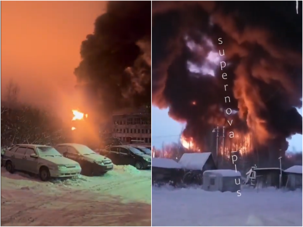 Ukrajinski dronovi pogodili naftno skladište u Rusiji