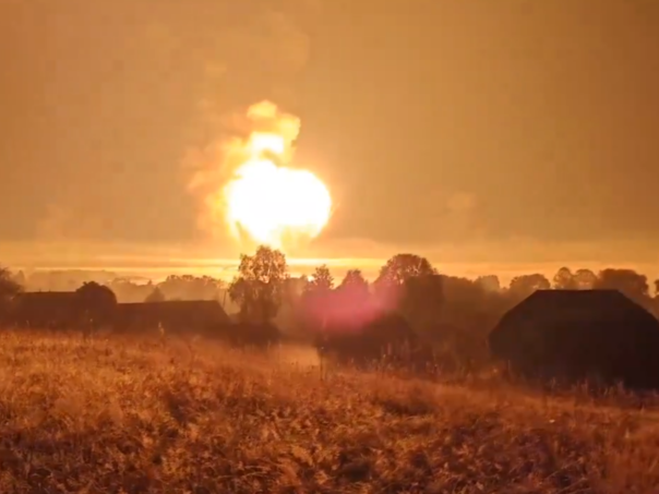 Ukrajinski napad dronovima izazvao velike eksplozije u ruskoj oblasti