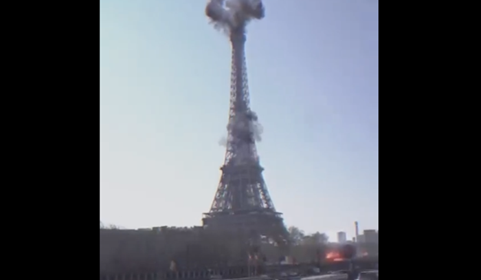 Ukrajinski političar objavio lažni snimak granatiranja Pariza