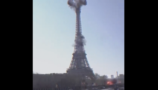 Ukrajinski političar objavio lažni snimak granatiranja Pariza