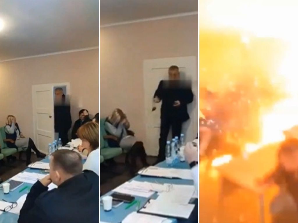Ukrajinski političar upao na sjednicu i bacio tri bombe, ima mrtvih i mnogo ranjenih