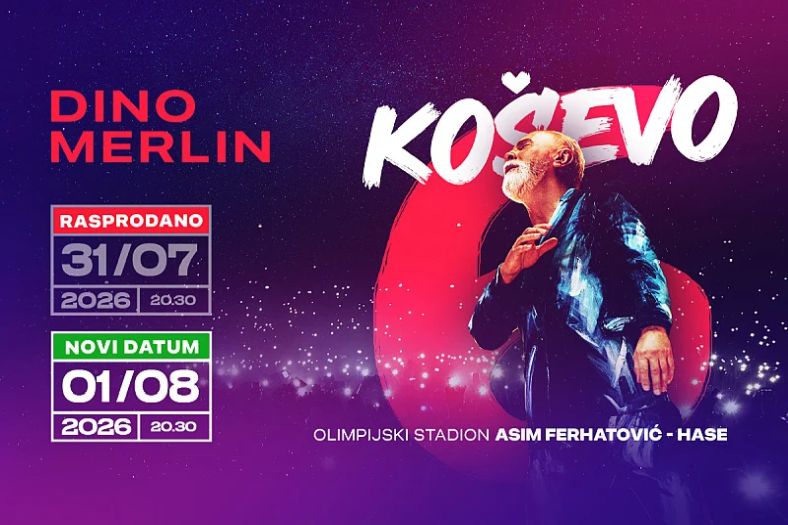 Ulaznice za drugi Merlinov koncert od ponedjeljka u prodaji