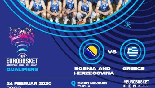 Ulaznice za košarkaški meč BiH - Grčka sutra u prodaji u Tuzli